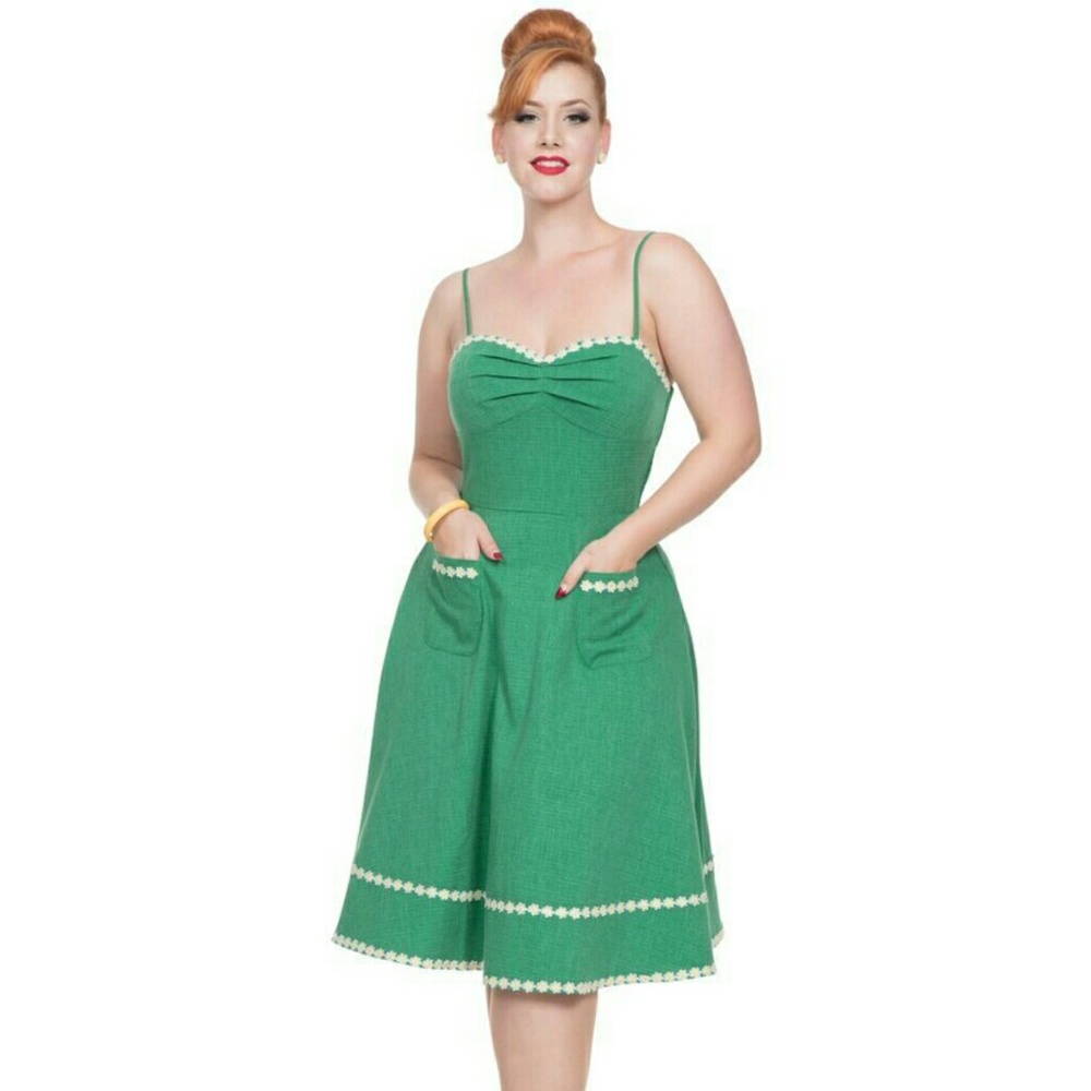 Voodoo Vixen Daisy Sweetheart Swing Dress